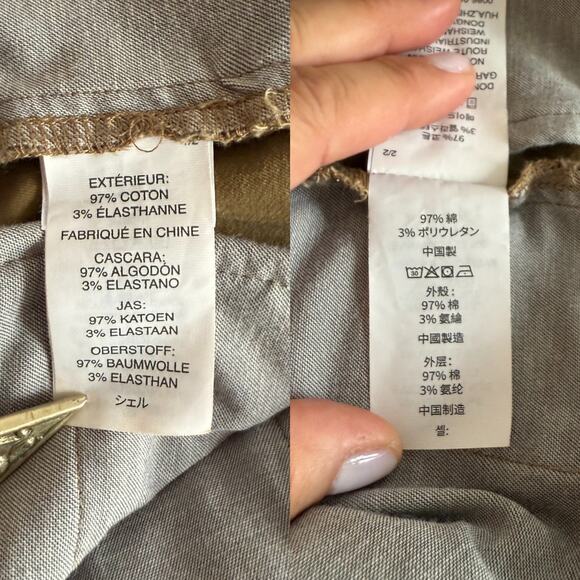 Vuori Collins Chino Pants V433 Mens 36 x 30 Khaki Brown Cotton Preppy Athleisure - Picture 6 of 12